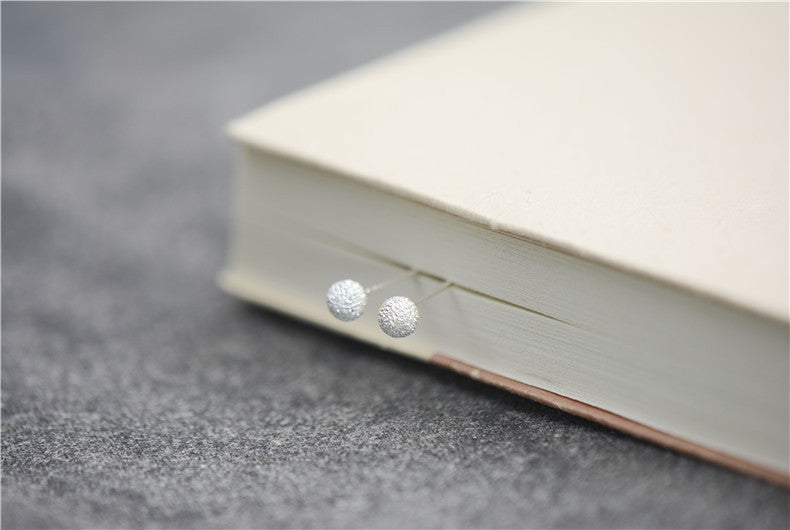 1 Pair 925 Sterling Silver 925 Sterling Silver Earrings Geometric Ear Studs