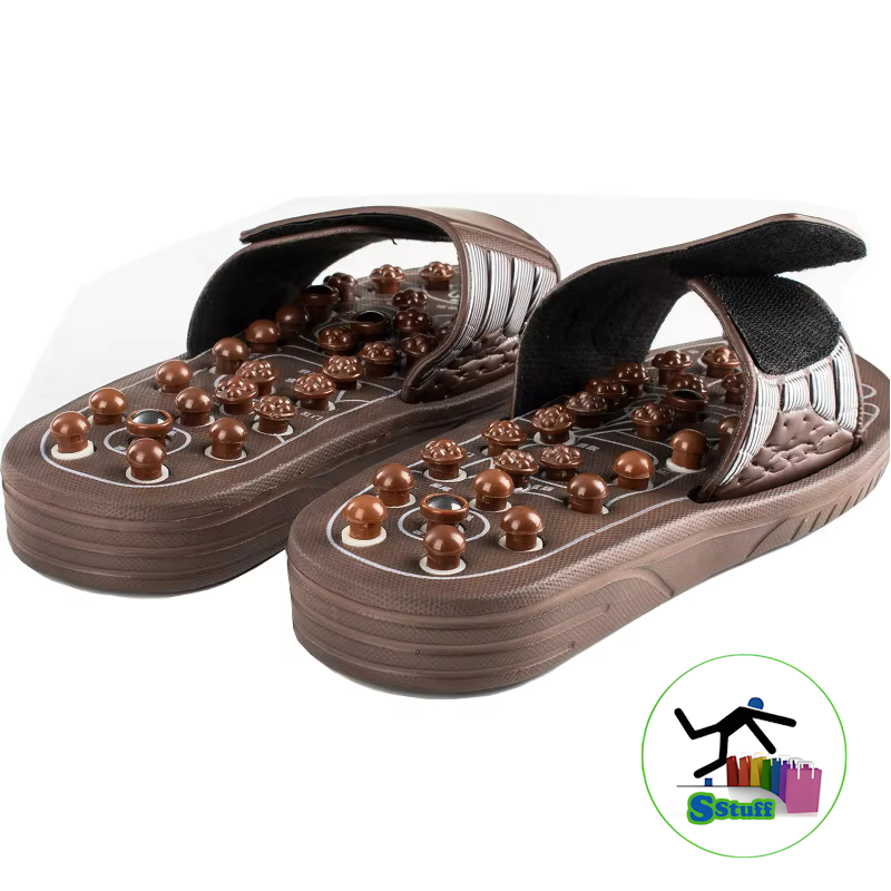 NEW CHOCOLATE PLUNG-ITS! Rare earth energy dynamic spring plunge vasodilation sandals (with interchangeable or removable nodes)
