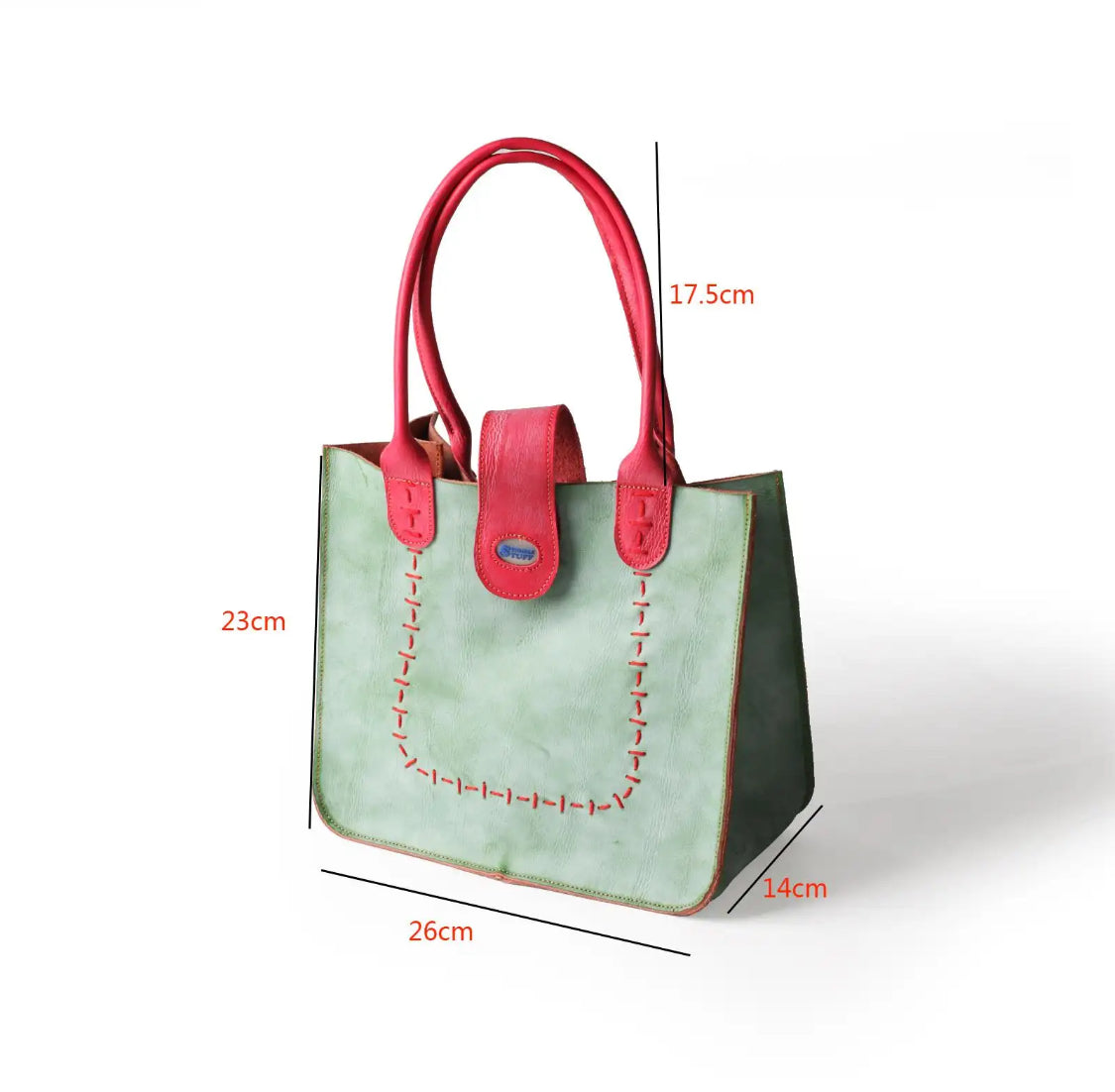 2024 Minimalistic Leather Totes - 2024-new-serene-green-tote-a-beautiful-minimalistic-design-for-the-discerning-woman