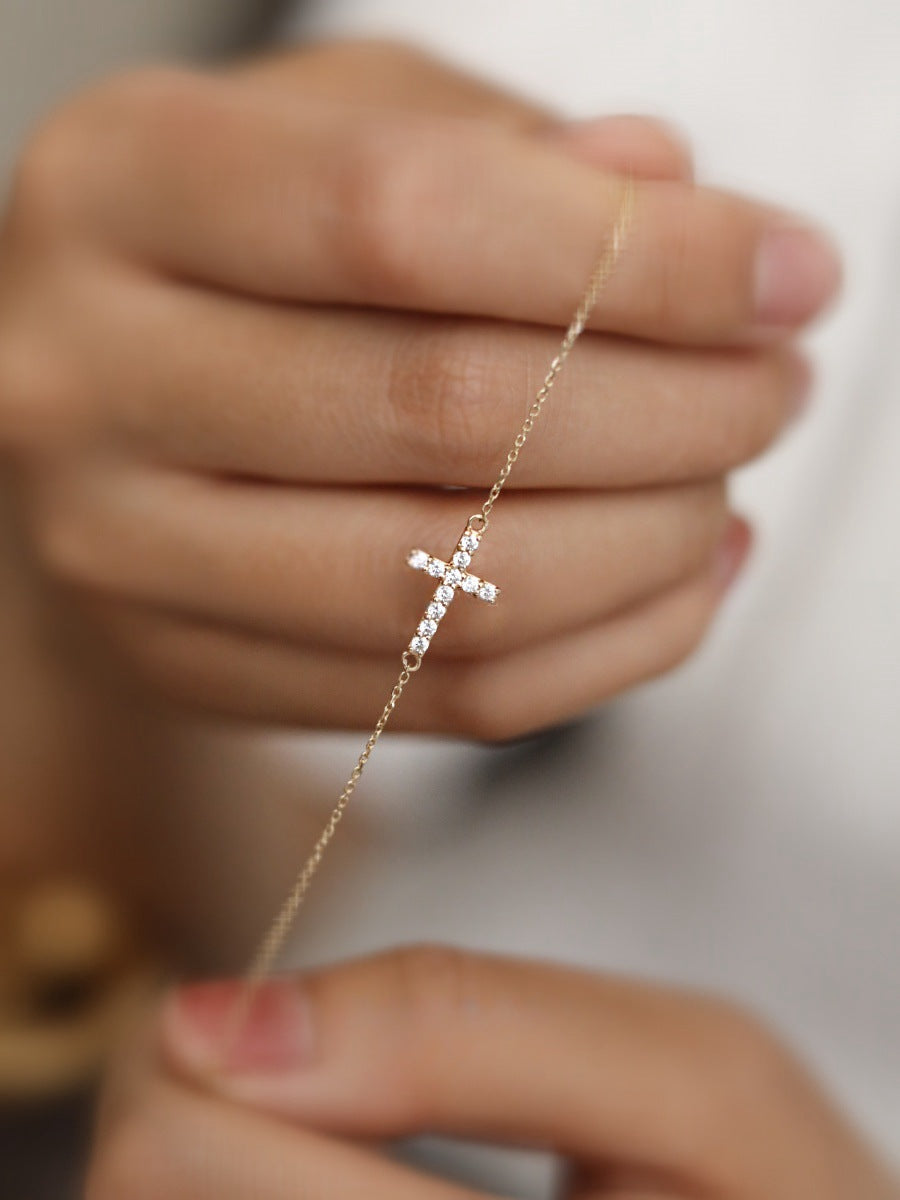 925 Sterling Silver cable chain Bracelets Casual Elegant Lady
