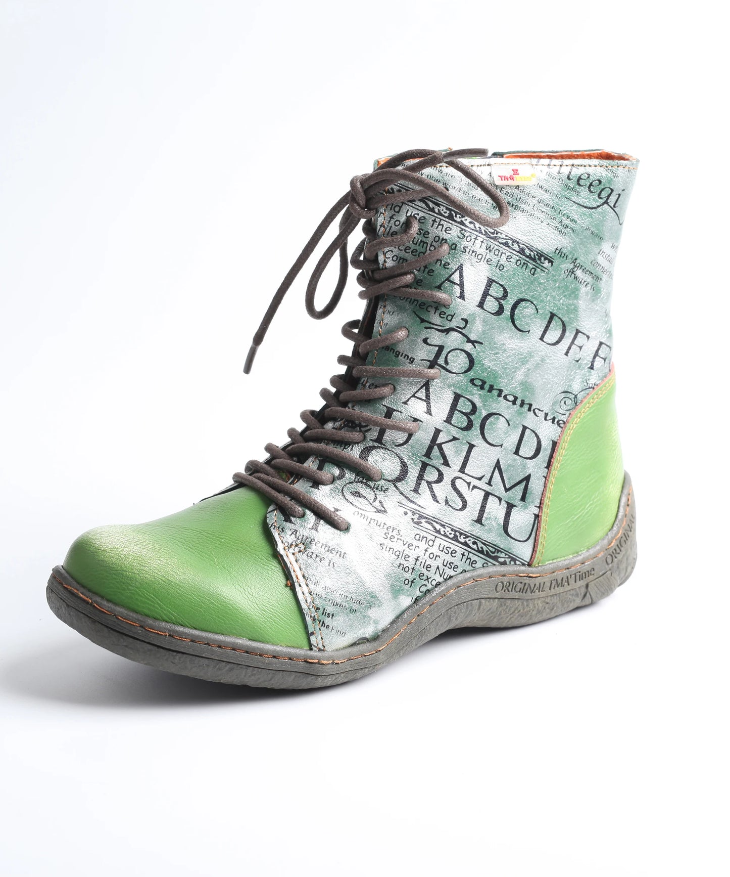 Alpha Boots - Washed Leather Stylish Steps From A To Z