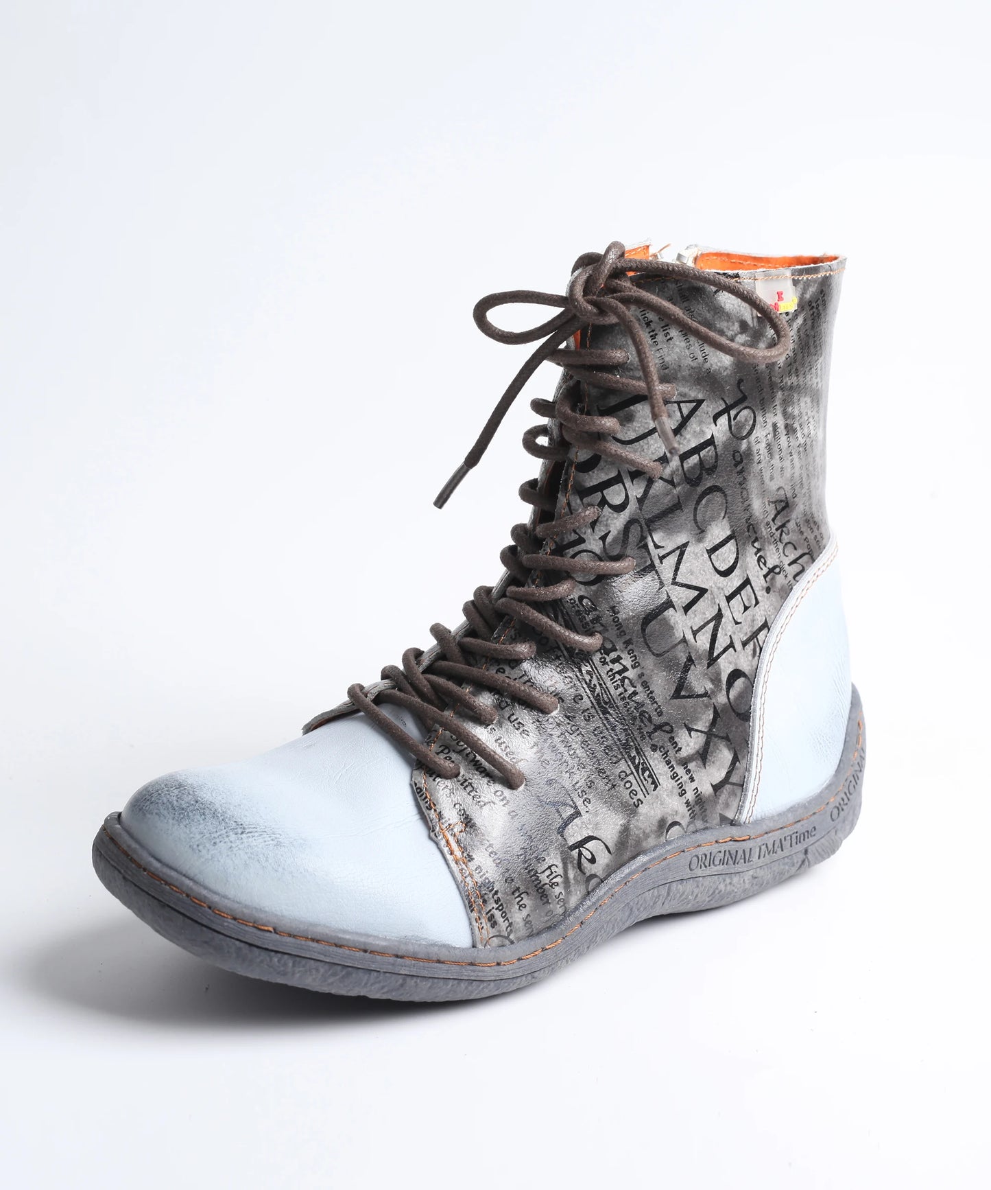 Alpha Boots - Washed Leather Stylish Steps From A To Z