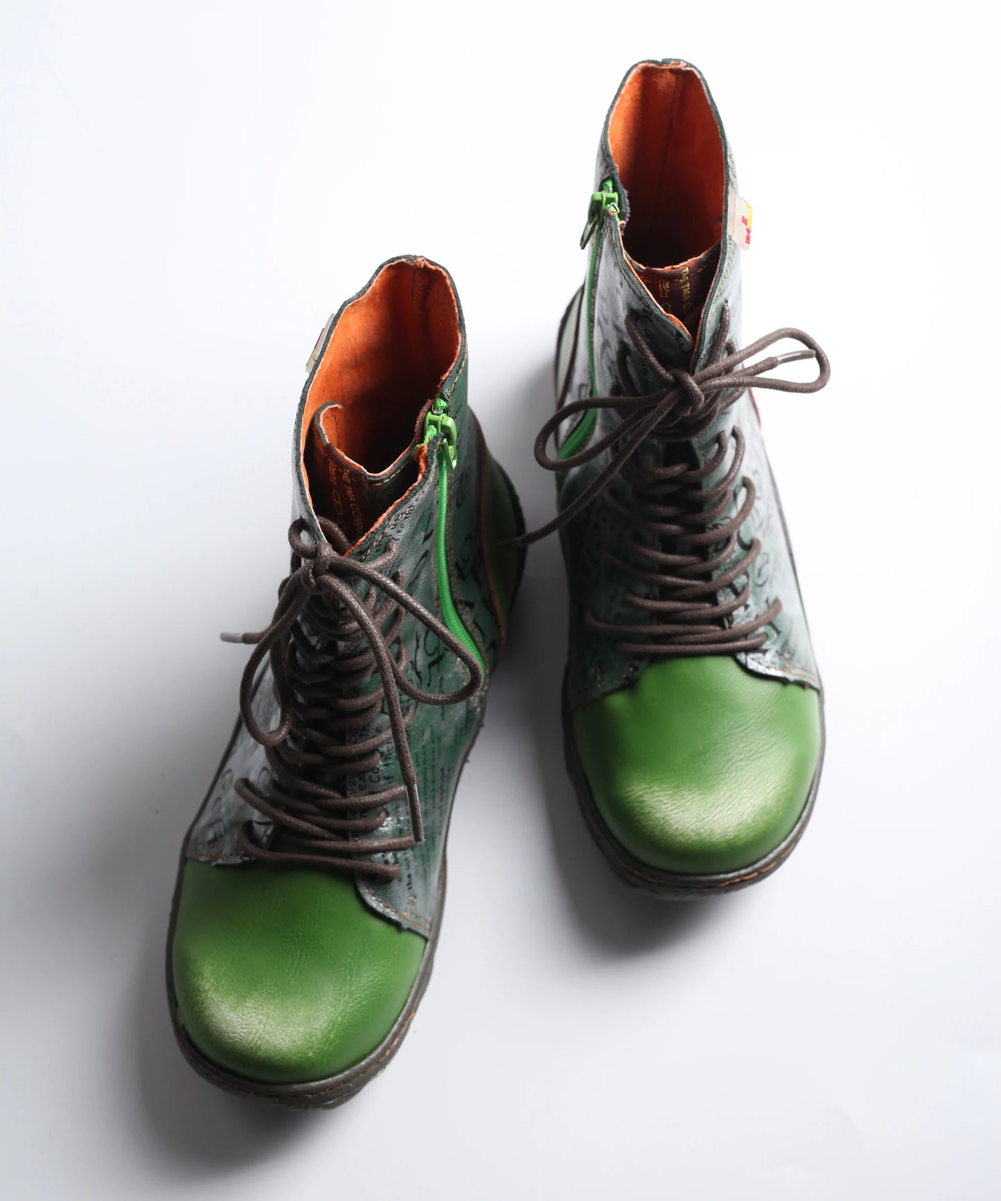 Alpha Boots - Washed Leather Stylish Steps From A To Z