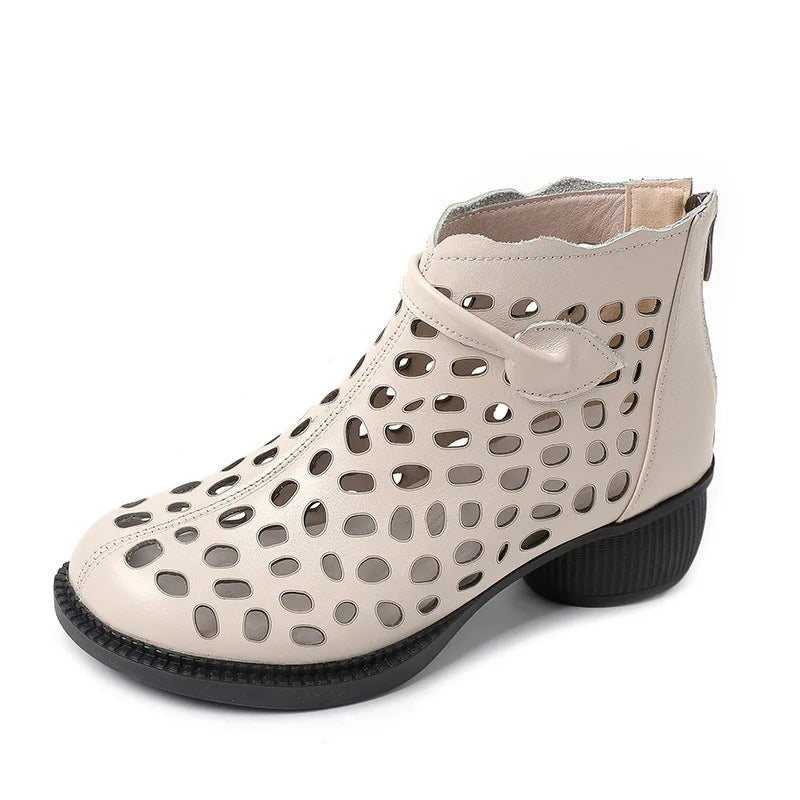 Airy Amblers - The Air Conditioned Genuine Leather Boots for Women