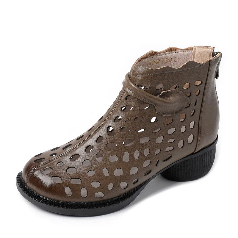 Airy Amblers - The Air Conditioned Genuine Leather Boots for Women