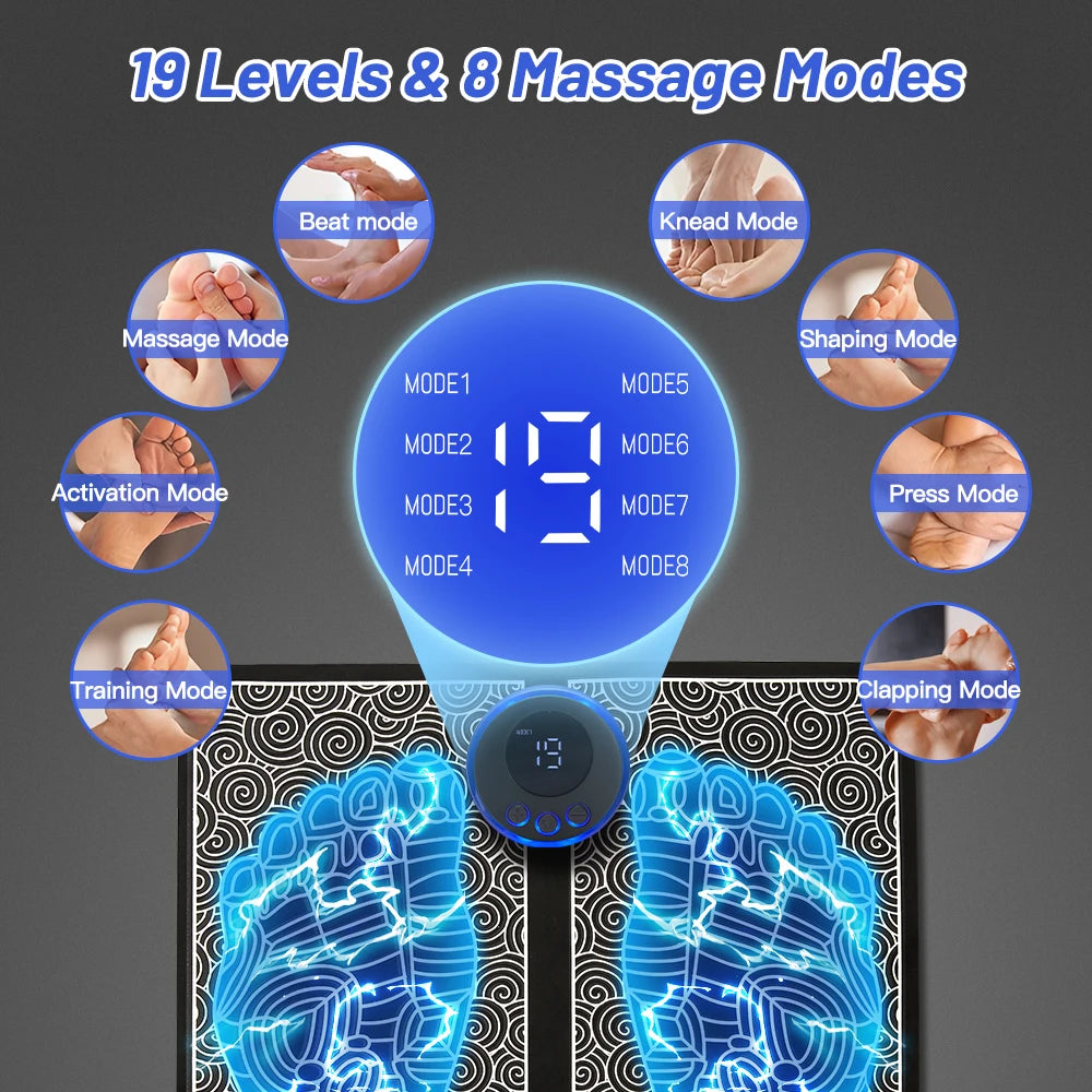 Foot Finesse Foness Set - Acupoints Muscle Stimulation Improve Blood Circulation Relief Neuropathy Relaxing Massage Foness Bundle
