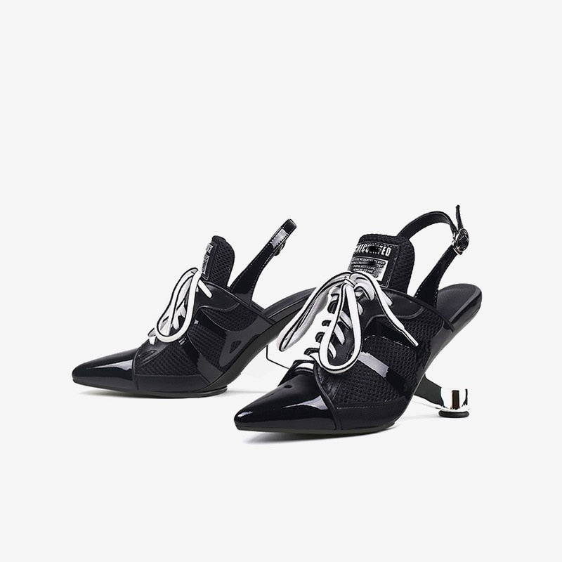 Fusion Street Stilettos - A Unique Blend of Sneaker, Sandal, and Pump
