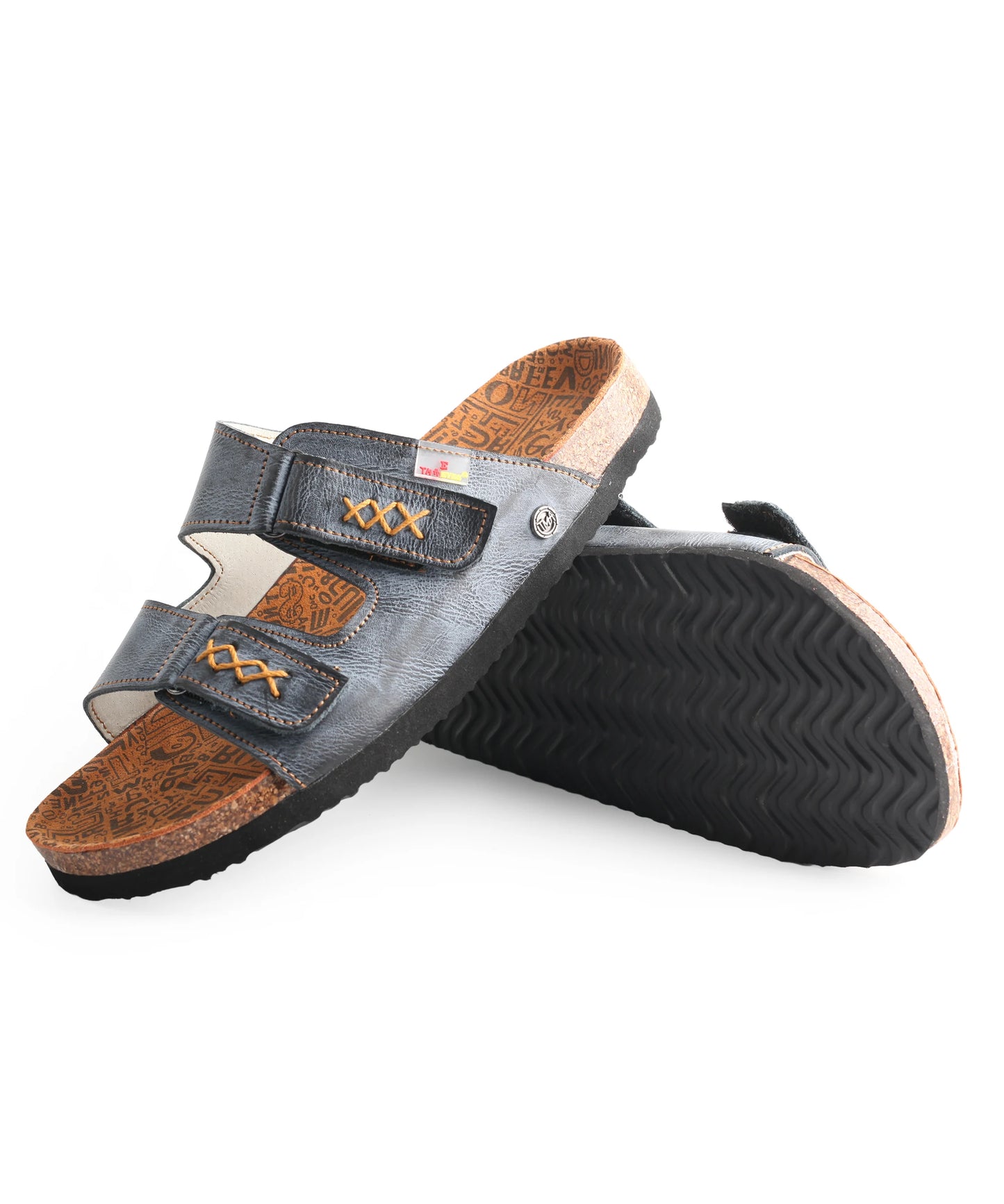 Luxury Step - High-Quality Genuine Leather p Retro Stitch Sandals For Women