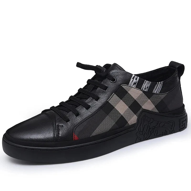 Checkered Past: The Urbane Men's Trailblazer's Sneaker