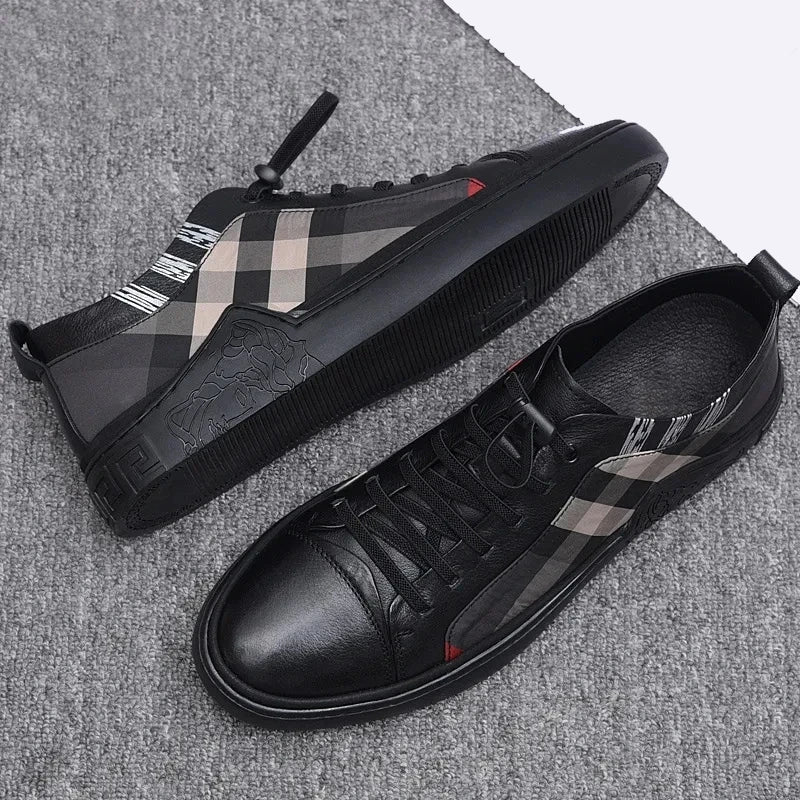 Checkered Past: The Urbane Men's Trailblazer's Sneaker