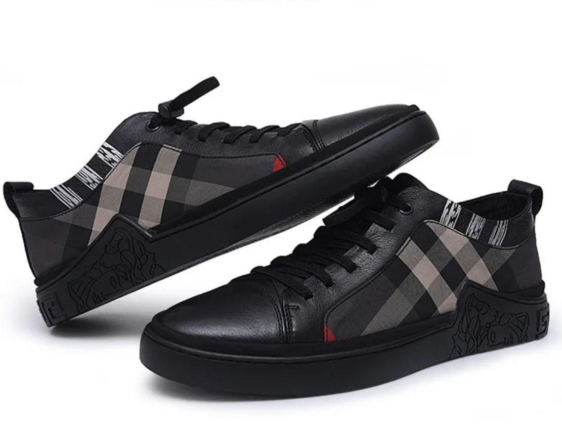 Checkered Past: The Urbane Men's Trailblazer's Sneaker