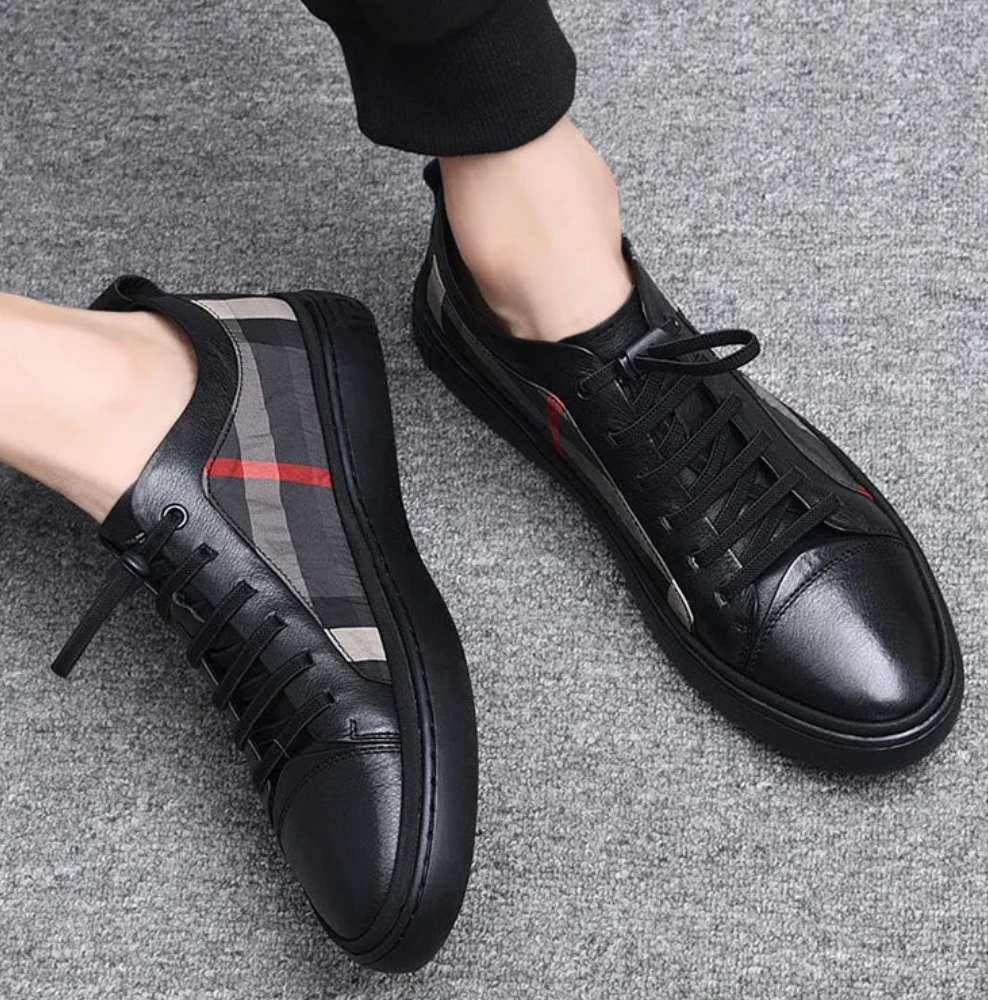 Checkered Past: The Urbane Men's Trailblazer's Sneaker