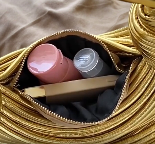 Introducing our 'Princess Rapunzel' Flowing Bun Wrapped Cross Body Clutch Faux Handbags