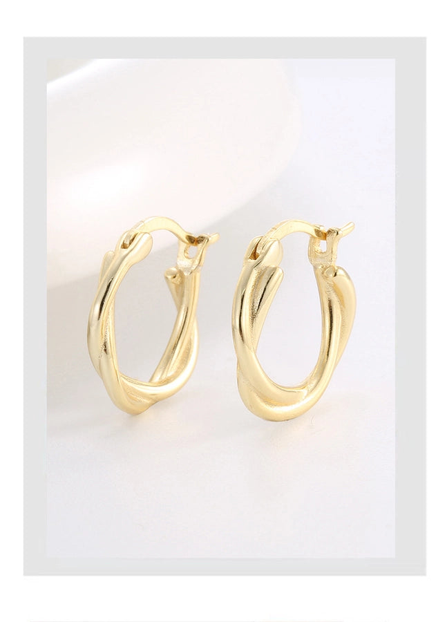 1 Pair 925 Sterling Silver 925 Sterling Silver Earrings U Shape Earrings