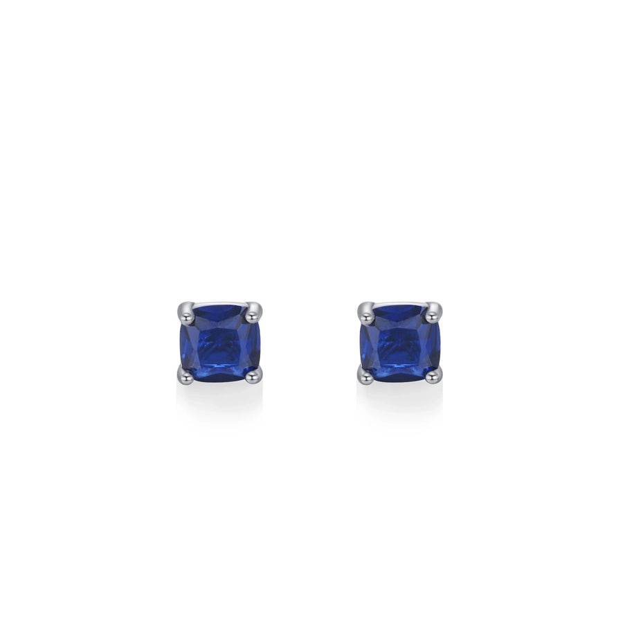 1 Pair 925 Sterling Silver Pearl Zircon 925 Sterling Silver Earrings Geometric Ear Studs