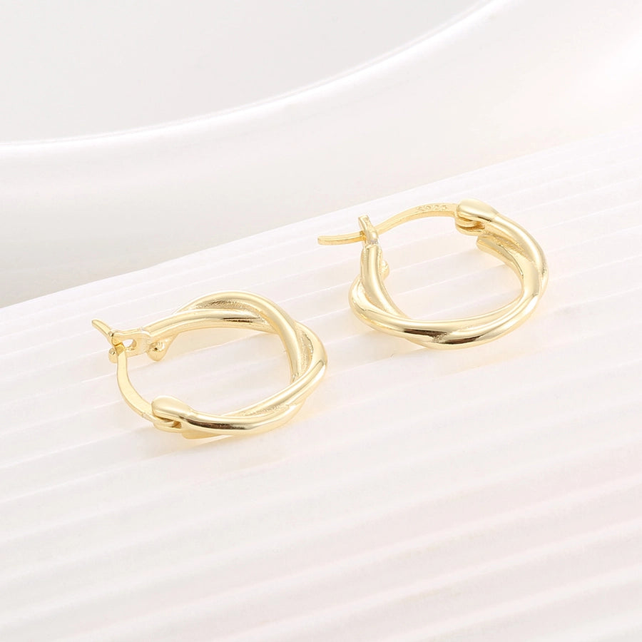 1 Pair 925 Sterling Silver 925 Sterling Silver Earrings U Shape Earrings