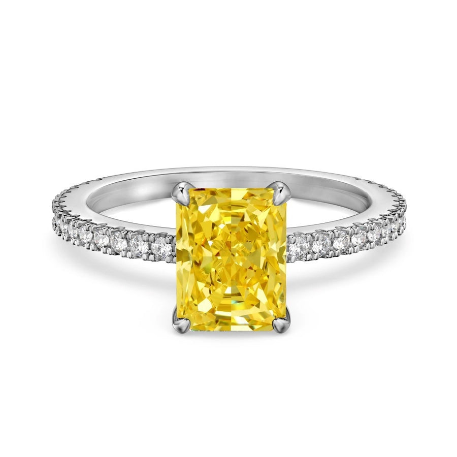 925 Sterling Silver Zircon Geometric Rings 925 Sterling Silver Rings