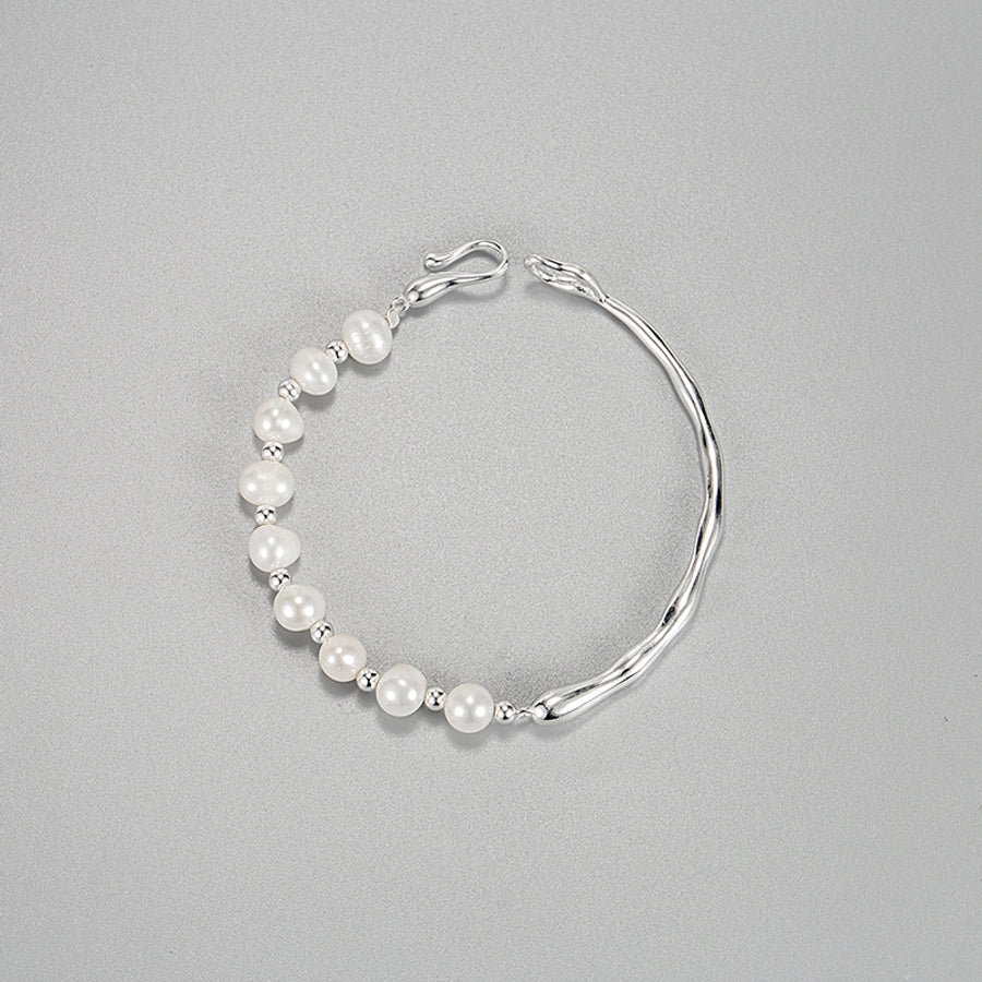 925 Sterling Silver  Bracelets Casual Modern Style Classic Style
