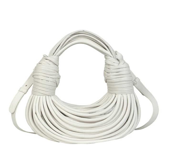 Introducing our 'Princess Rapunzel' Flowing Bun Wrapped Cross Body Clutch Faux Handbags