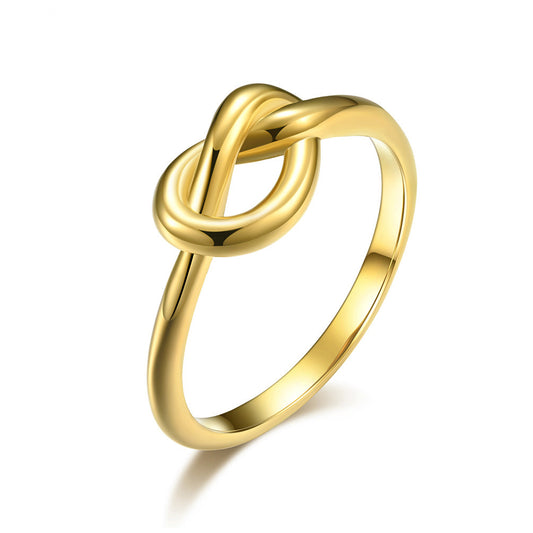 Simplistic but elegant knotted heart tail ring *perfect gift* / *4 colors*