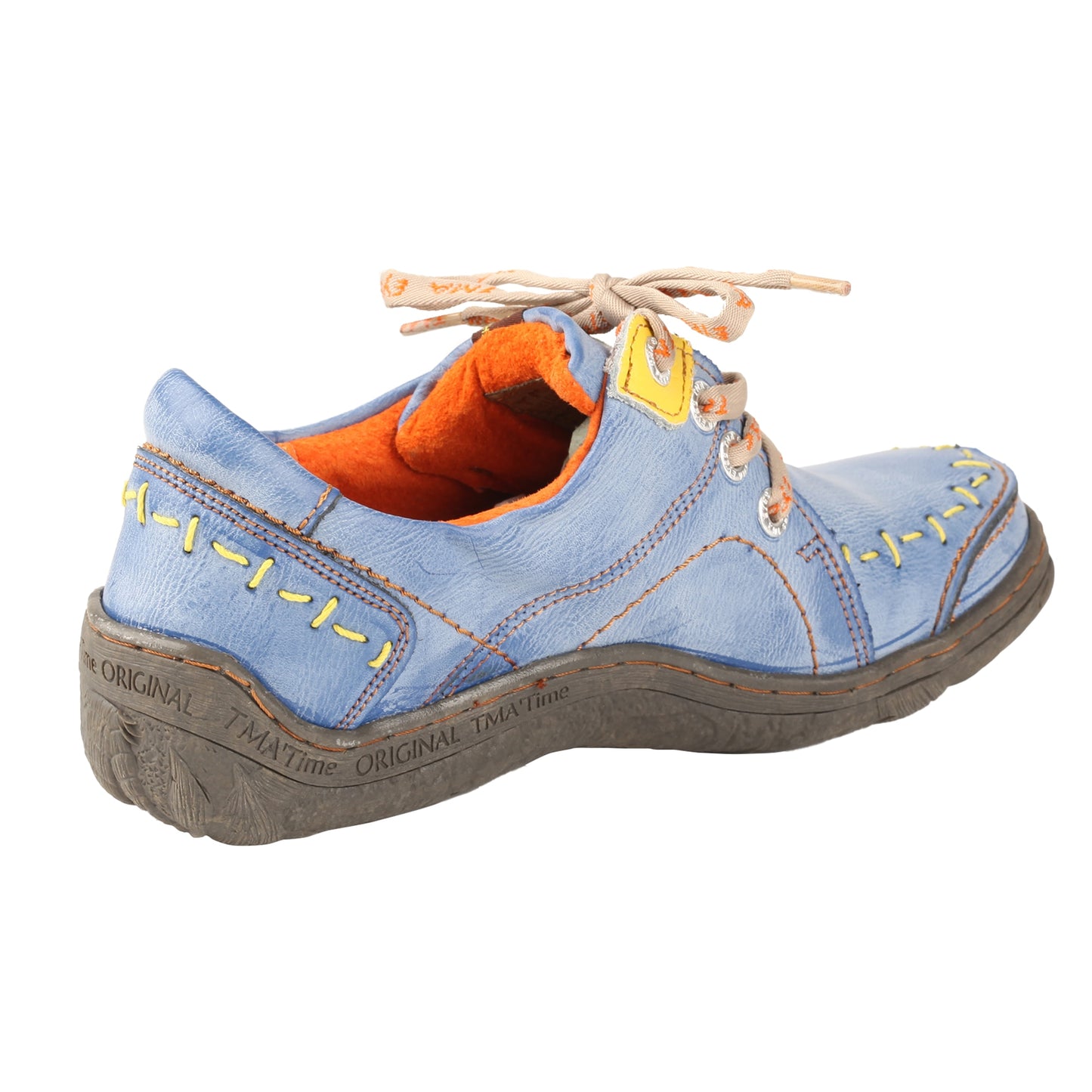 Groovy Glides | Washed Leather Wide Round Toe Flats For Women