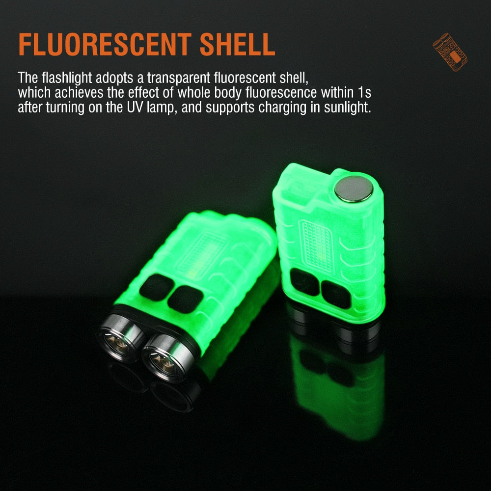 Double Barreled V3 EDC Carry Multi-Use Flashlight