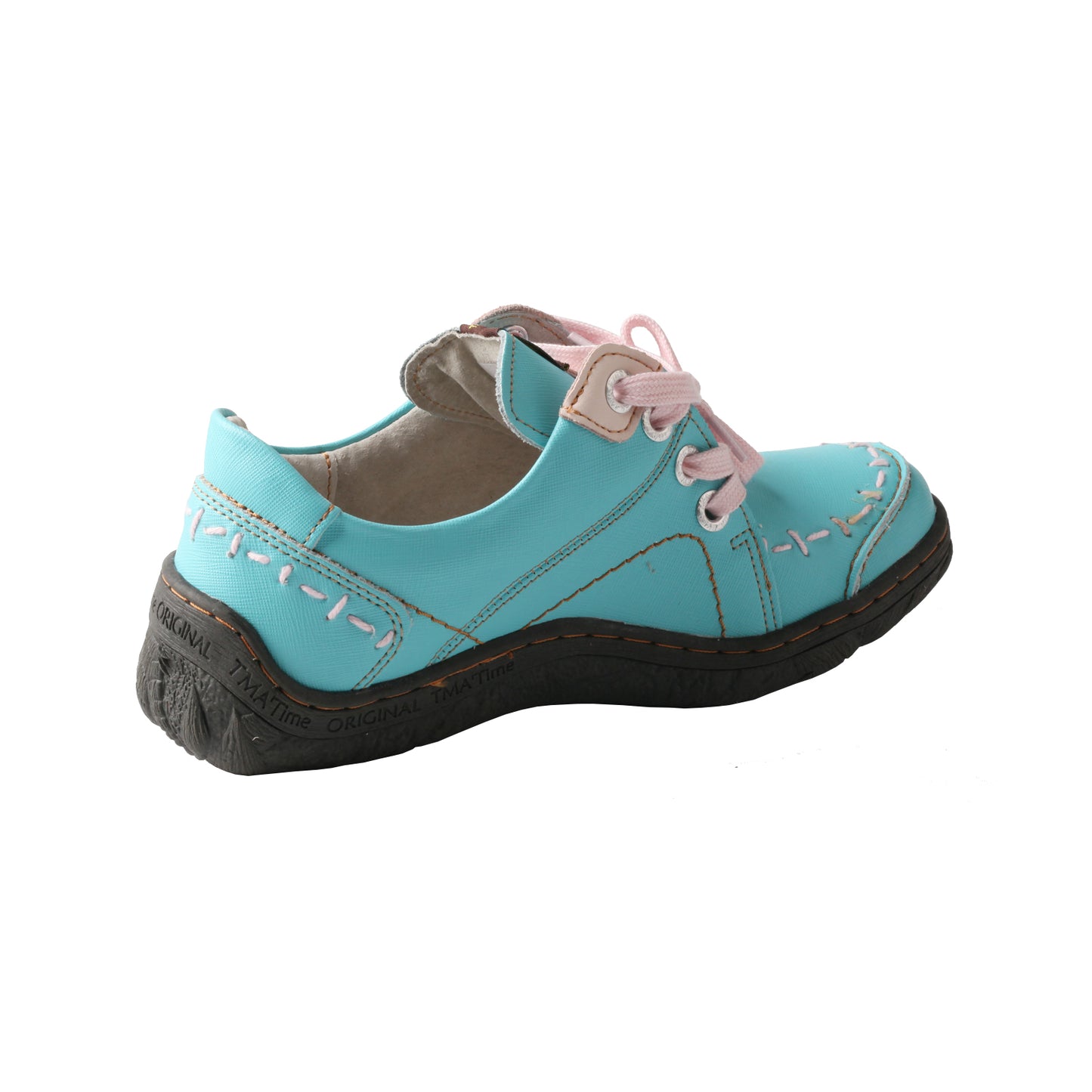 Groovy Glides | Washed Leather Wide Round Toe Flats For Women