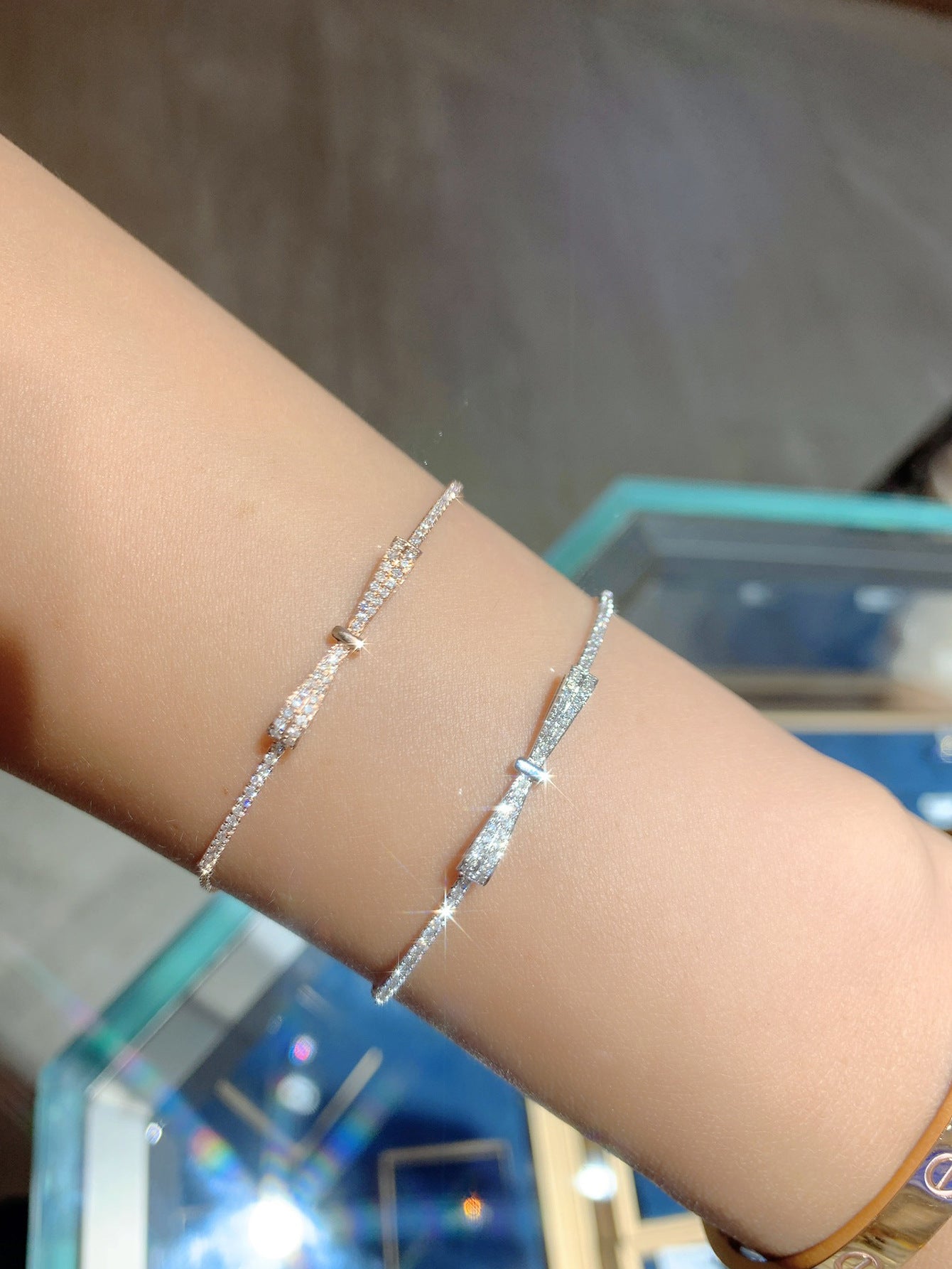 925 Sterling Silver cable chain Bracelets Simple Style Classic Style