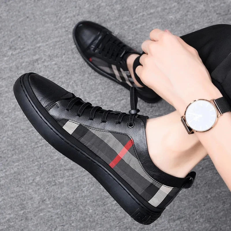 Checkered Past: The Urbane Men's Trailblazer's Sneaker