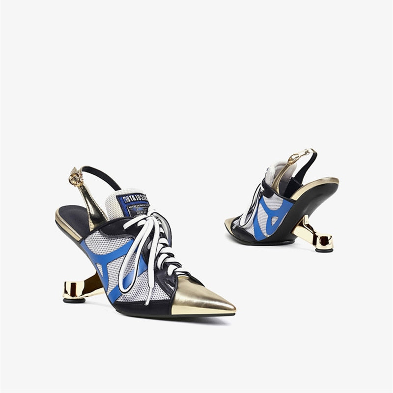 Fusion Street Stilettos - A Unique Blend of Sneaker, Sandal, and Pump