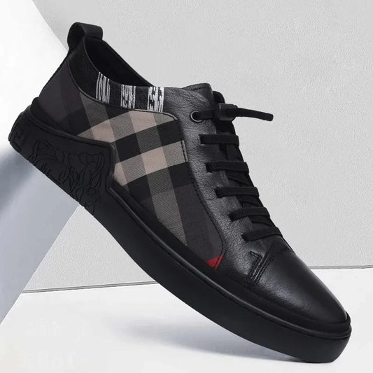 Checkered Past: The Urbane Men's Trailblazer's Sneaker