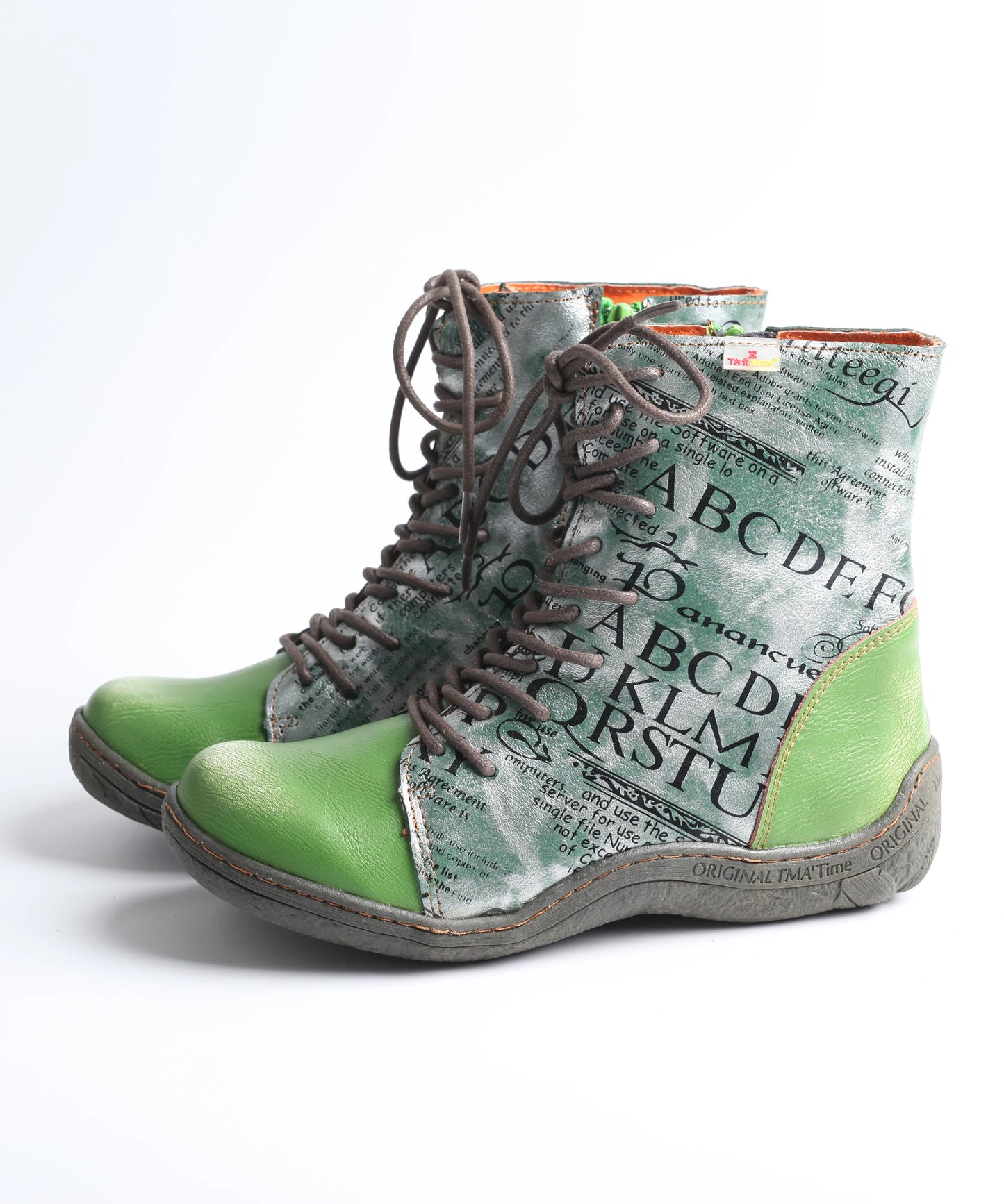 Alpha Boots - Washed Leather Stylish Steps From A To Z