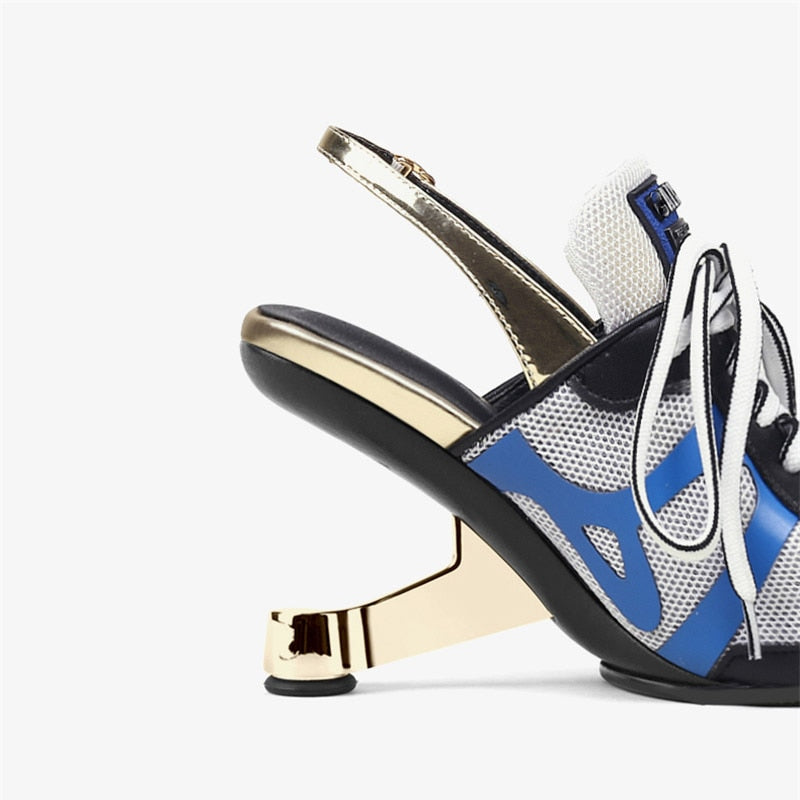 Fusion Street Stilettos - A Unique Blend of Sneaker, Sandal, and Pump