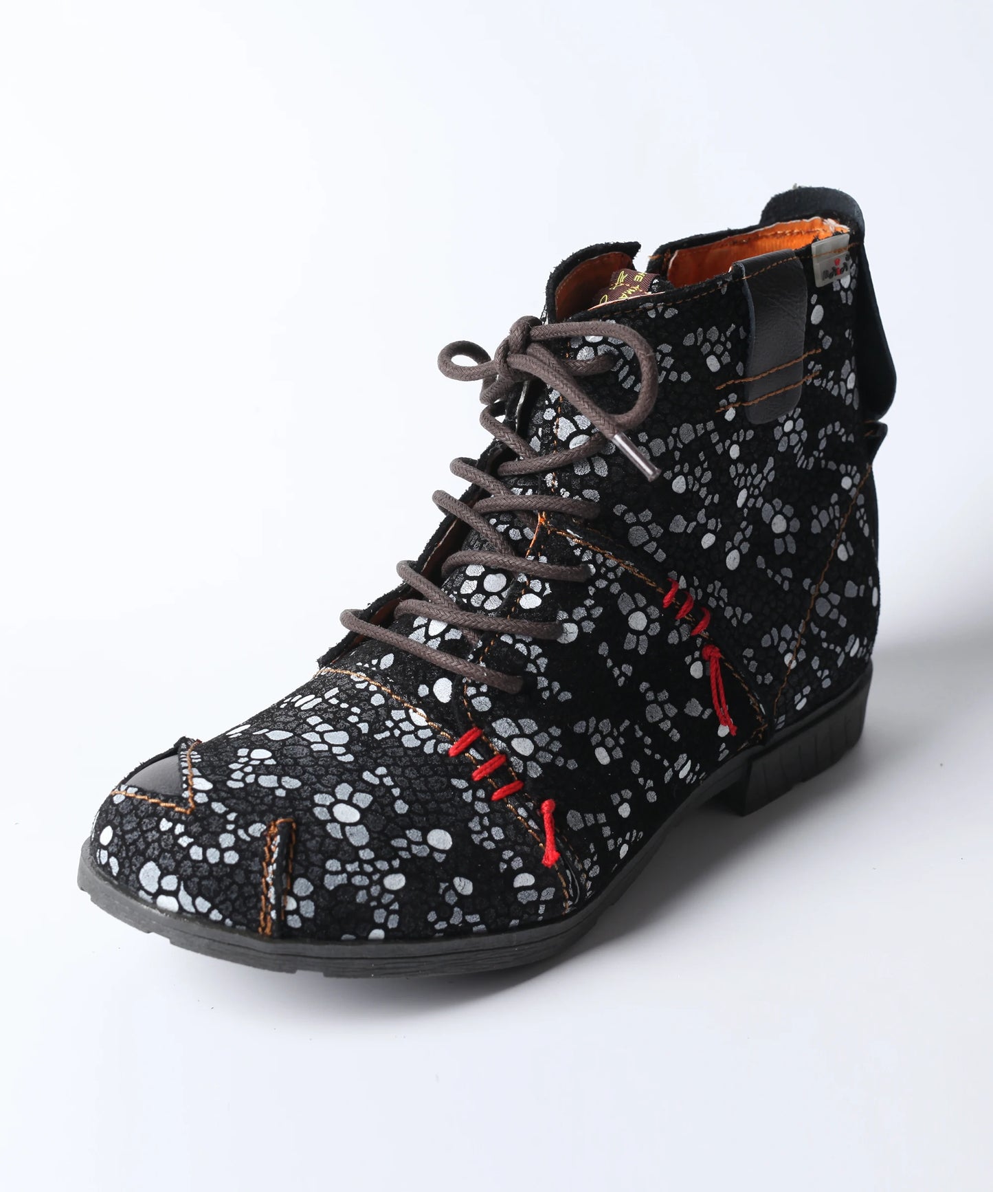 Delka Dots Flower Pattern Boots for Women