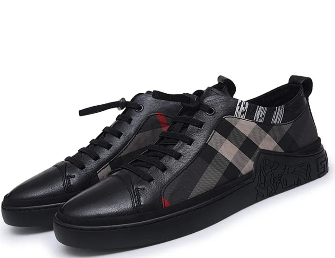 Checkered Past: The Urbane Men's Trailblazer's Sneaker