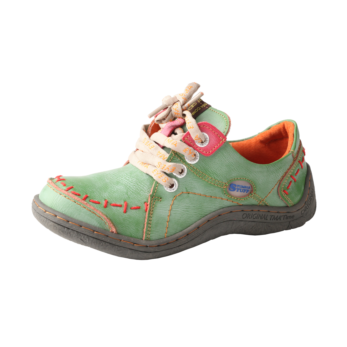 Groovy Glides | Washed Leather Wide Round Toe Flats For Women