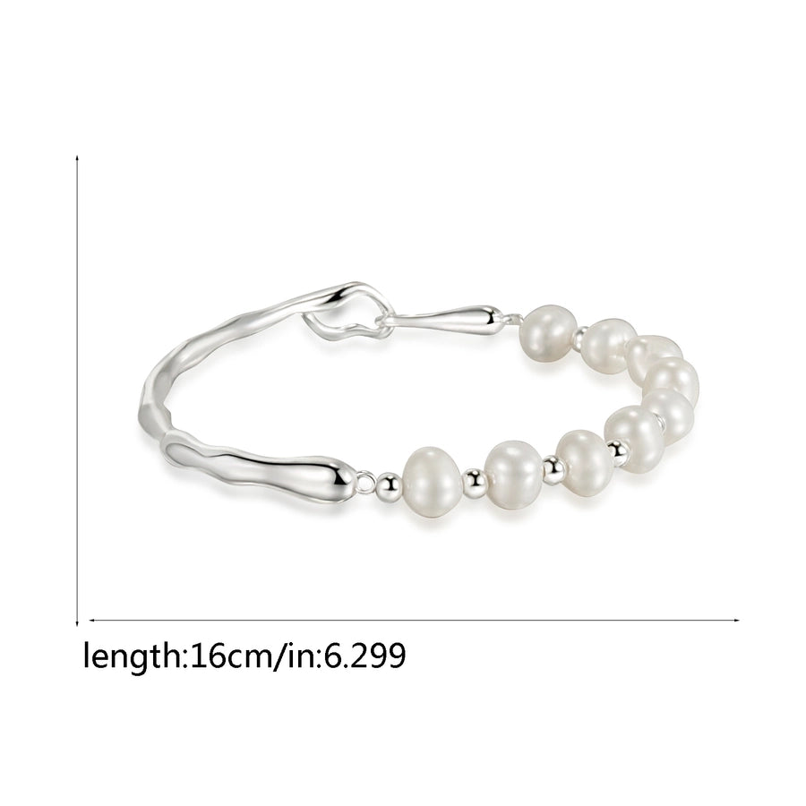 925 Sterling Silver  Bracelets Casual Modern Style Classic Style