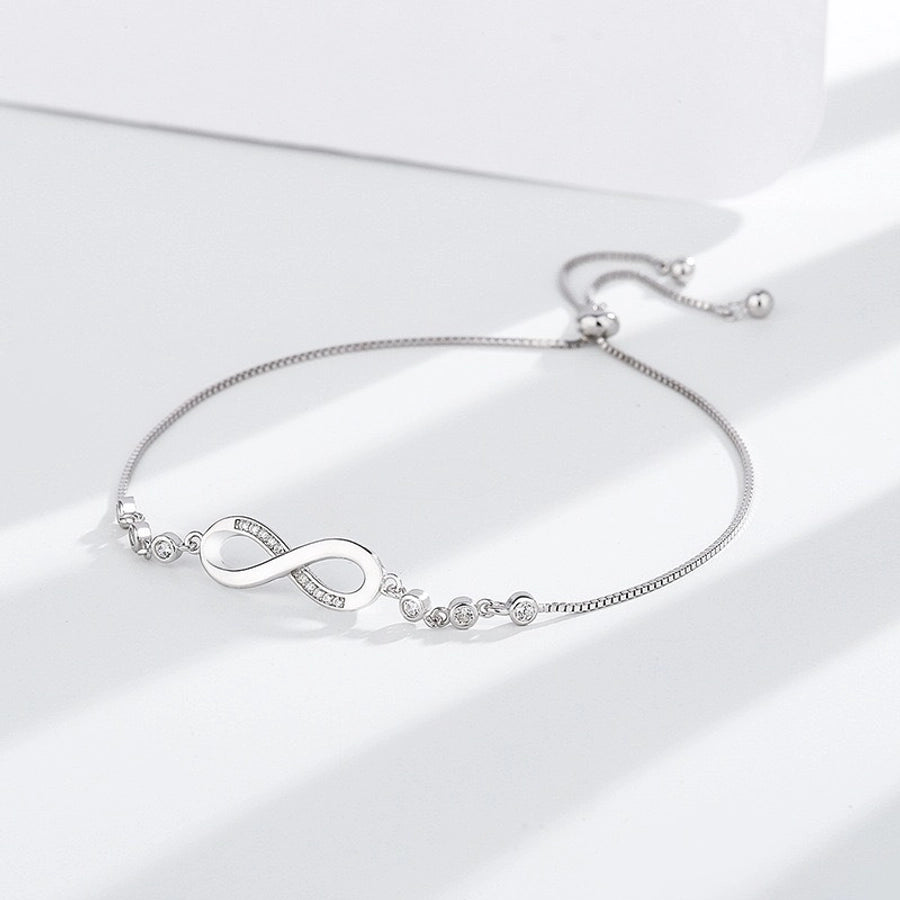 925 Sterling Silver box chain Bracelets Elegant Glam