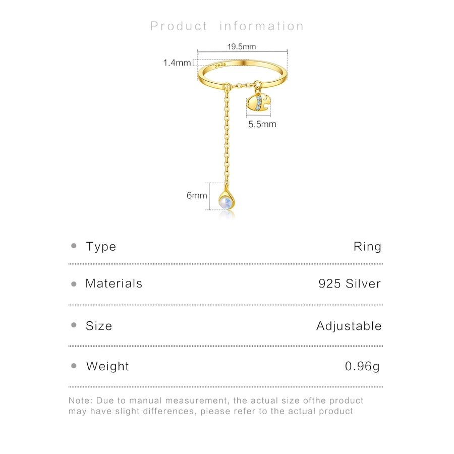 18K Gold Plated White Gold Plated 925 Sterling Silver Zircon Round Rings 925 Sterling Silver Rings