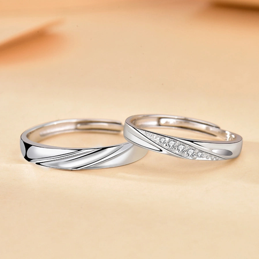 925 Sterling Silver Waves Rings 925 Sterling Silver Rings