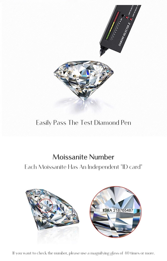 1 Pair 0.07 Karat Round Brilliant Cut Rhodium Plated 925 Sterling Silver 925 Sterling Silver Moissanite VVS1-VVS2 Moissanite GRA Certificate 925 Sterling Silver Earrings Geometric Round Hoop Earrings Colorless(DEF)