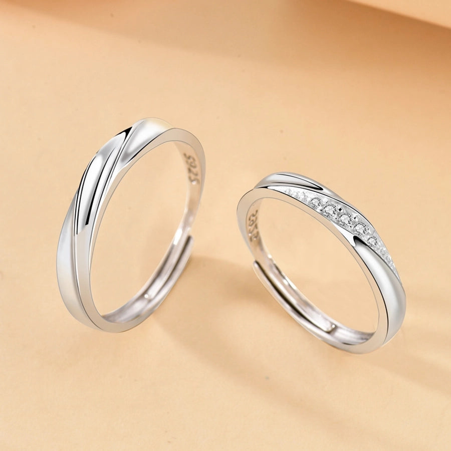 925 Sterling Silver Waves Rings 925 Sterling Silver Rings