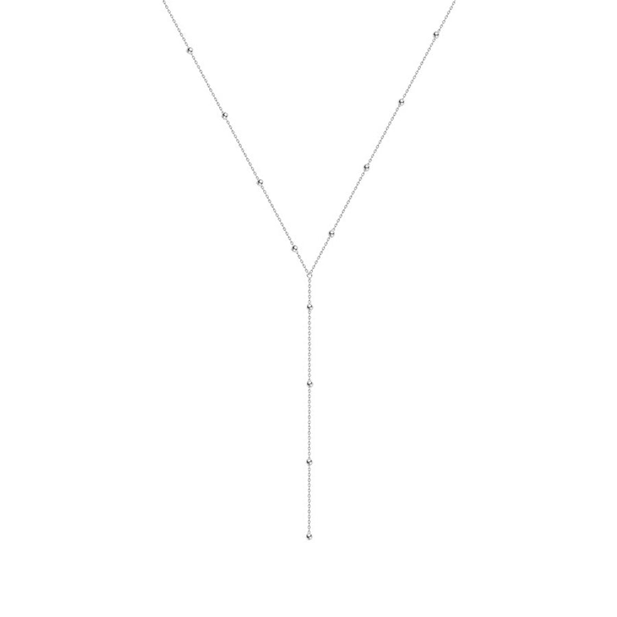 925 Sterling Silver cable chain Plating Geometric Necklace