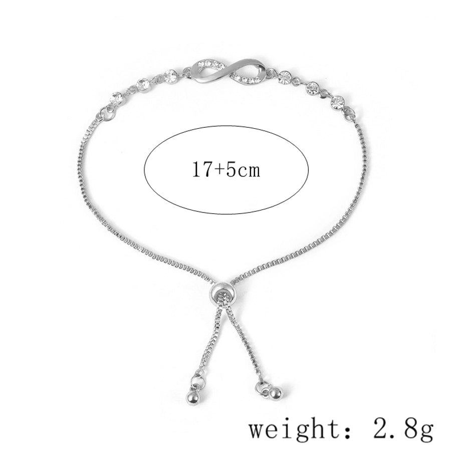 925 Sterling Silver box chain Bracelets Elegant Glam