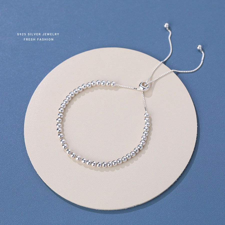 925 Sterling Silver box chain Bracelets Casual