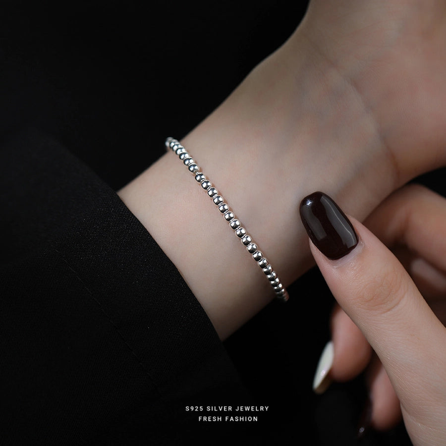 925 Sterling Silver box chain Bracelets Casual