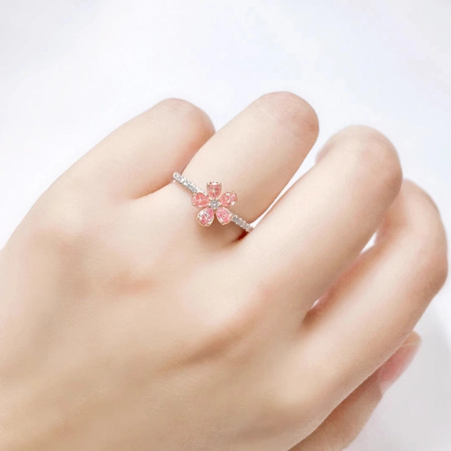 925 Sterling Silver Flower Rings 925 Sterling Silver Rings