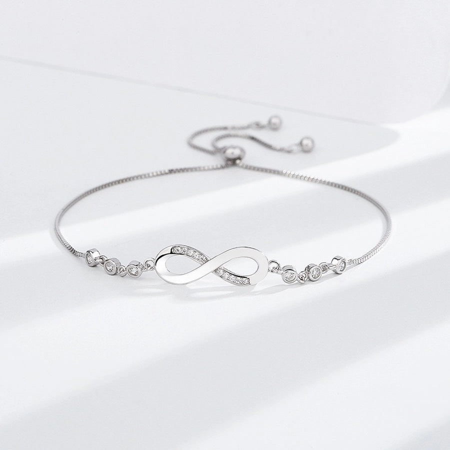 925 Sterling Silver box chain Bracelets Elegant Glam