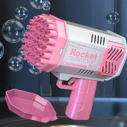 Bubble Barrage Tommy Gun Bubble Blaster – Unleash a Storm of Bubbles!