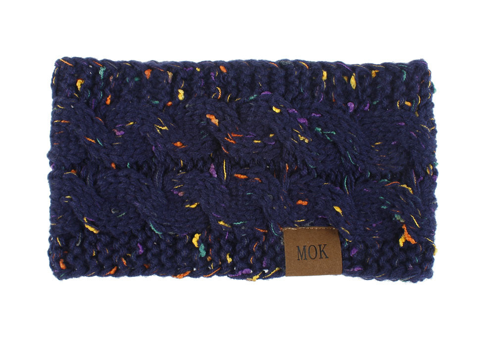 Colorful wool knitted headbands perfect gift for mothers, daughters and grandmothers